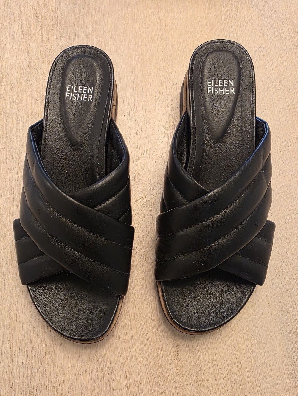 Eileen Fisher Kye Nappa Slides